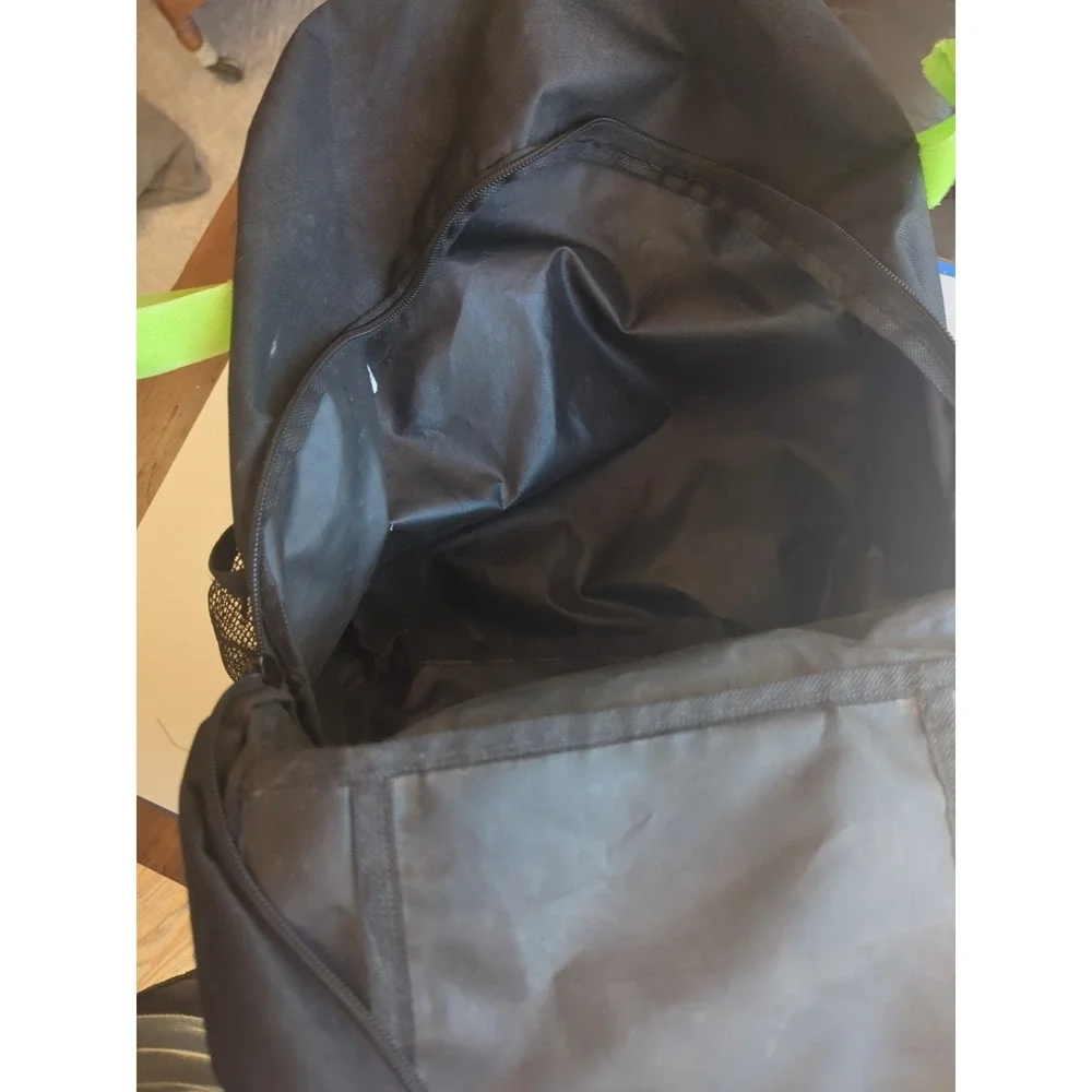 Rawlings Backpack Black/Green Canvas Zippered
